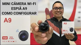 Mini câmera wi-fi espiã A9 como configurar aplicativo: HDWifiCamPro