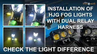 Installation of HJG Fog Lights with Dual Relay Harness at Home | Ameha Explorers
