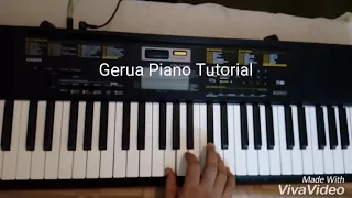 Gerua (Dilwale) Piano Tutorial