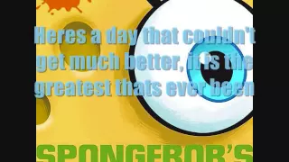 Spongebob Squarepants - A day like this w/ lyrics