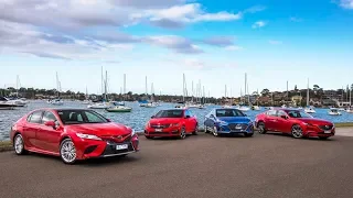 Toyota Camry vs Hyundai Sonata vs Mazda 6 vs Skoda Octavia