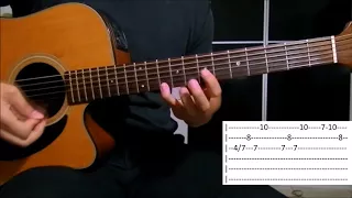 Por um Minuto - Bruno e Marrone Aula Solo Violão (como tocar)