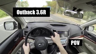 2010 Subaru Outback 3.6R POV Test Drive