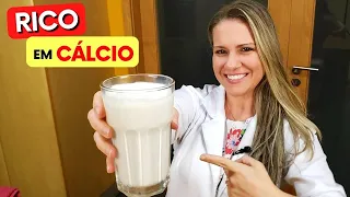 LEITE CASEIRO Fácil, Rápido e Barato! O MAIS RICO EM CÁLCIO! Leite Vegetal Gostoso (Sem Lactose)