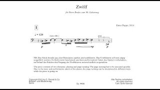 Poppe, Enno (2014): Zwölf for violoncello solo — Pierre Morlet