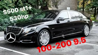 Mercedes Maybach S500 st1+ 530hp 100-200 9.5