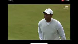 Tiger Woods 18th  hole at 150th Open Championship