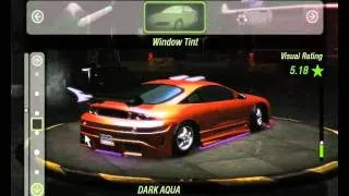 Let´s tune a car in NFSU2 Part 2 (Mitsubishi Eclipse)