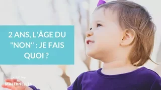 2 ans : l'âge du "non" : je fais quoi ? - La Maison des Maternelles #LMDM