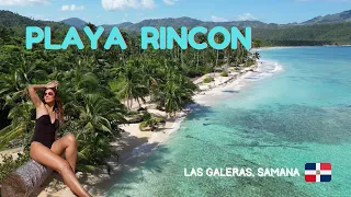 RINCON Beach | Playa RINCON, Dominican Republic - Full tour of this pristine beach | Travel vlog(4K)