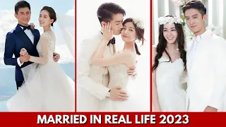 TOP CHINESE DRAMA COUPLES THAT ENDED UP REAL LIFE COUPLES 2023 #marriage #kdrama