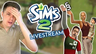 Can a family survive on a teen's income in The Sims 2? - Livestream (09/08/2023)