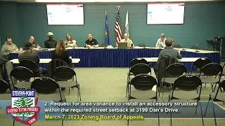 Zoning Board of Appeals Meeting - March 7, 2023