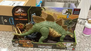 Jurassic World Camp Cretaceous Dino Escape Mega Destroyers Stegosaurus toy review