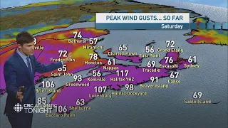 Lee makes landfall in the Maritimes as a post-tropical cyclone