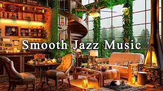 Relaxing Jazz Instrumental Music to Studying, Unwind ☕ Smooth Jazz Music & Cozy Coffee Shop Ambience