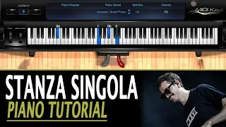 Stanza singola PIANO TUTORIAL - Franco126 ft Tommaso Paradiso (How To Play)