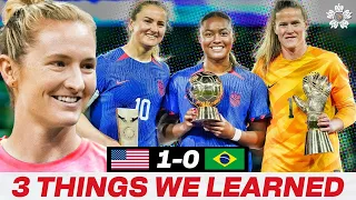 Sam’s 3 Key Takeaways from USA WINNING GOLD CUP 1-0 Brazil | What did we learn?