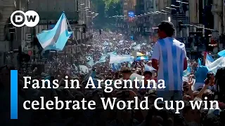 Argentina fans celebrate World Cup victory | DW News