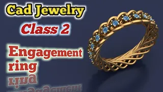 engagement ring designs | matrix cad jewelry class 2
