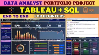 Tableau & SQL Project | Data Analyst Project | Start to End | For Beginners | #tableau #sql