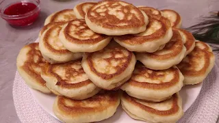 Fluffy pancakes, like donuts, that will NEVER fall off. A proven recipe for a MILLION.