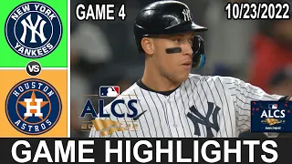 Yankees vs. Astros 10/23/22 (ALCS) Game 4 Highlights 3 | MLB Highlights 2022