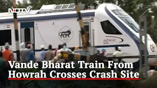 Watch: First Passenger Train Crosses Restored Track After Massive Tragedy