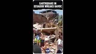 Ecuador: Earthquake of magnitude 6.8 wreaks havoc, at least 14 feared dead | Oneindia News