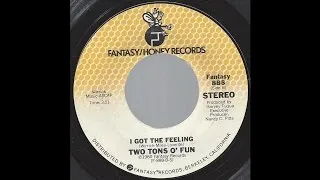 Two Tons O' Fun - I Got The Feeling - '80 Disco Soul Funk on Fantasy Honey label