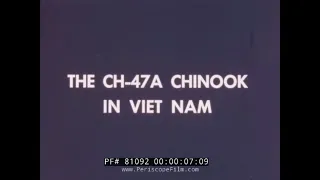 CH-47A CHINOOK HELICOPTER IN VIETNAM 1st CAVALRY DIVISION 81092