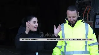 Tv Klan - Balluku inspekton punimet në tunelin e Llogarasë