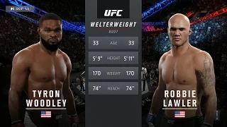 EA Sports UFC 2 Beta - Woodley vs Lawler