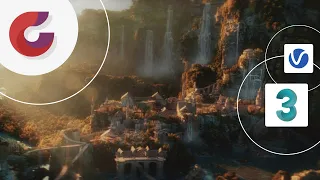 Rivendell shot in 3Ds Max and V-ray - CG LOUNGE MASTERCLASS by Steffen Hampel