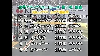 1991 日本グランプリ GP500 予選結果  "K.シュワンツ 伊藤真一 選手インタビュー”