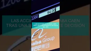 Las acciones de Alibaba caen tras una sorprendente decisión del CEO