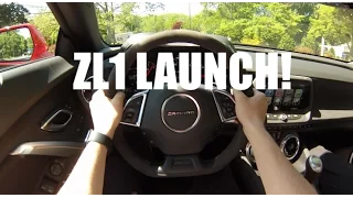 2017 Camaro ZL1 LAUNCH Control and 0-60 Test and REACTIONS