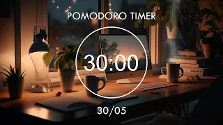 STUDY WITH ME ~ Pomodoro Timer 30/5 ★︎ Lofi Mix • Effectively Study Morning • Focus Station