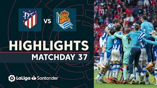 Highlights Atlético de Madrid vs Real Sociedad (2-1)