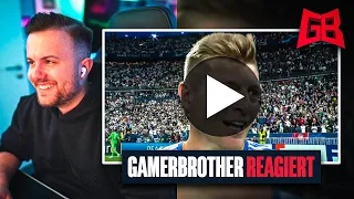 GamerBrother REAGIERT auf die LUSTIGSTEN FUSSBALL INTERVIEWS von 2022 😂😂