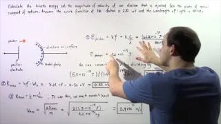 Photoelectric Effect Example # 1