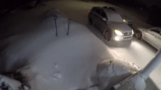 Toyota Rav4 V6 3.5 snow storm Jan 05 2018