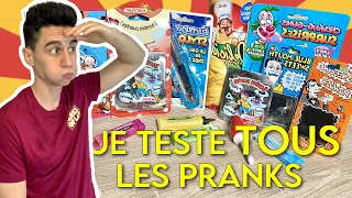 Je teste TOUS les pranks sur MOI (évidemment ça tourne mal)