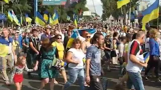 Марш в Краматорске в честь Дня независимости Украины   2017