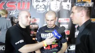 KSW 26: Artur Sowinski upset about disqualification victory against Anzor Azhiev