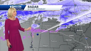 A mix of winter weather including freezing rain will impact Alabama today and tonight, followed b...