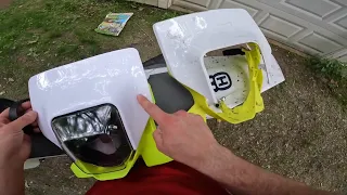 Replacing the Husqvarna te300i Headlight