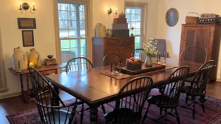 Primitive Colonial Home Tour ~Early Country Antiques