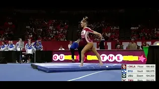 Jordan Bowers floor routine - OU 09/02/2024