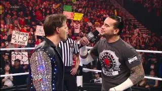 Raw: CM Punk and Chris Jericho trade verbal barbs about